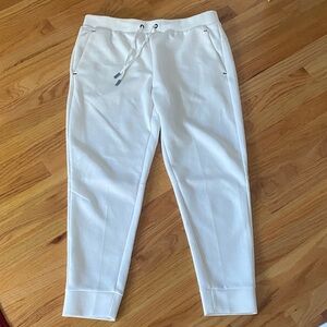 Athletic Works Men's White Ivory Joggers Large